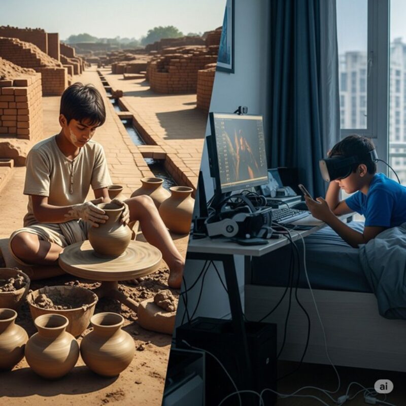 Technology and Education: From Ancient Civilizations to Modern Digital Life